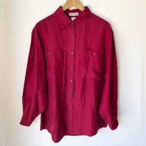 🍓vintage EXPRESS Silk blouse